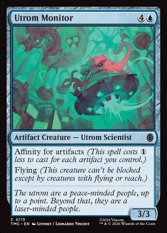 Utrom Monitor [Teenage Mutant Ninja Turtles Commander] MTG Single Magic: The Gathering  | Multizone: Comics And Games