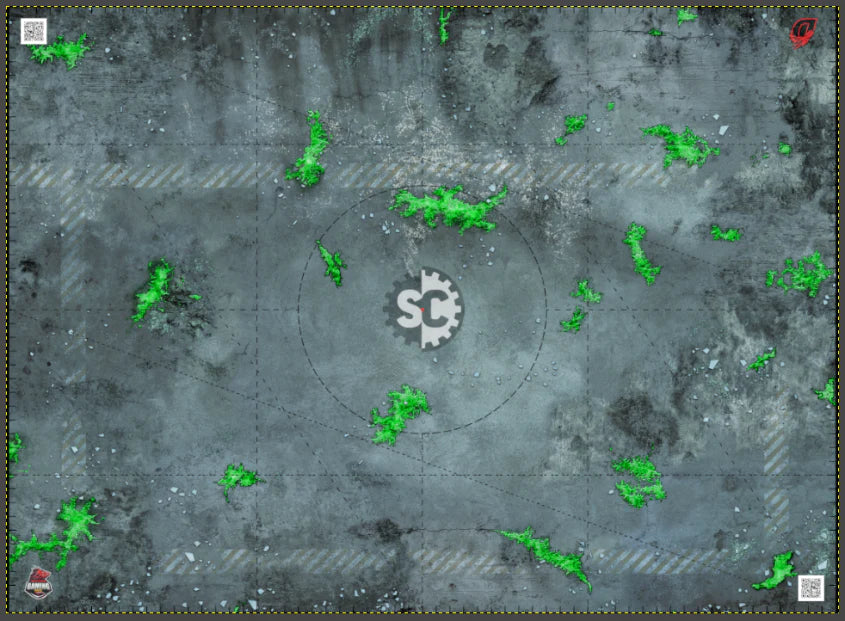 40k Game Mats Multizone: Comics And Games Toxic Wasteland  | Multizone: Comics And Games