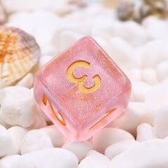 Pink Iridescent dice Dice Multizone: Comics And Games  | Multizone: Comics And Games