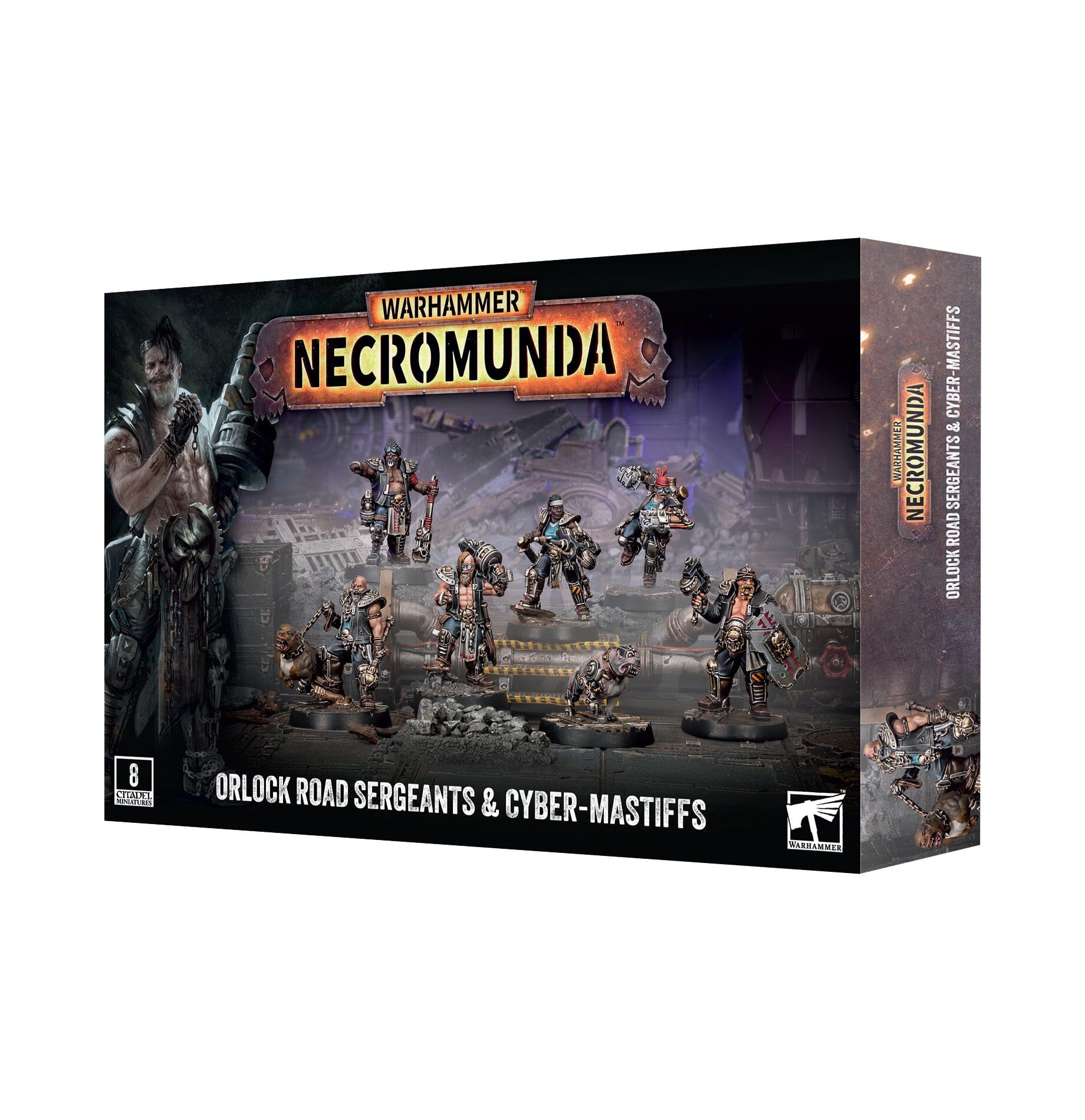 Necromunda Orlock road sergeants and cyber-mastiffs (pre order 11/14/2026) Model Kit Games Workshop  | Multizone: Comics And Games