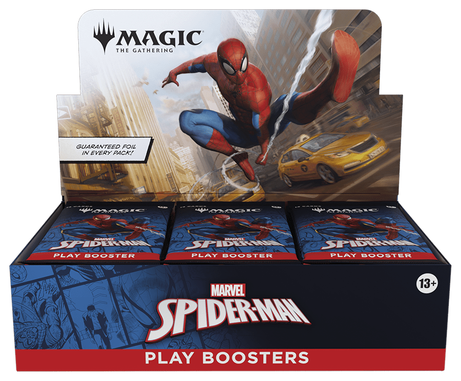 Marvel Spider-man Play Boosters [preorder release 26/09/2025] Magic The Gathering Wizards of the Coast  | Multizone: Comics And Games