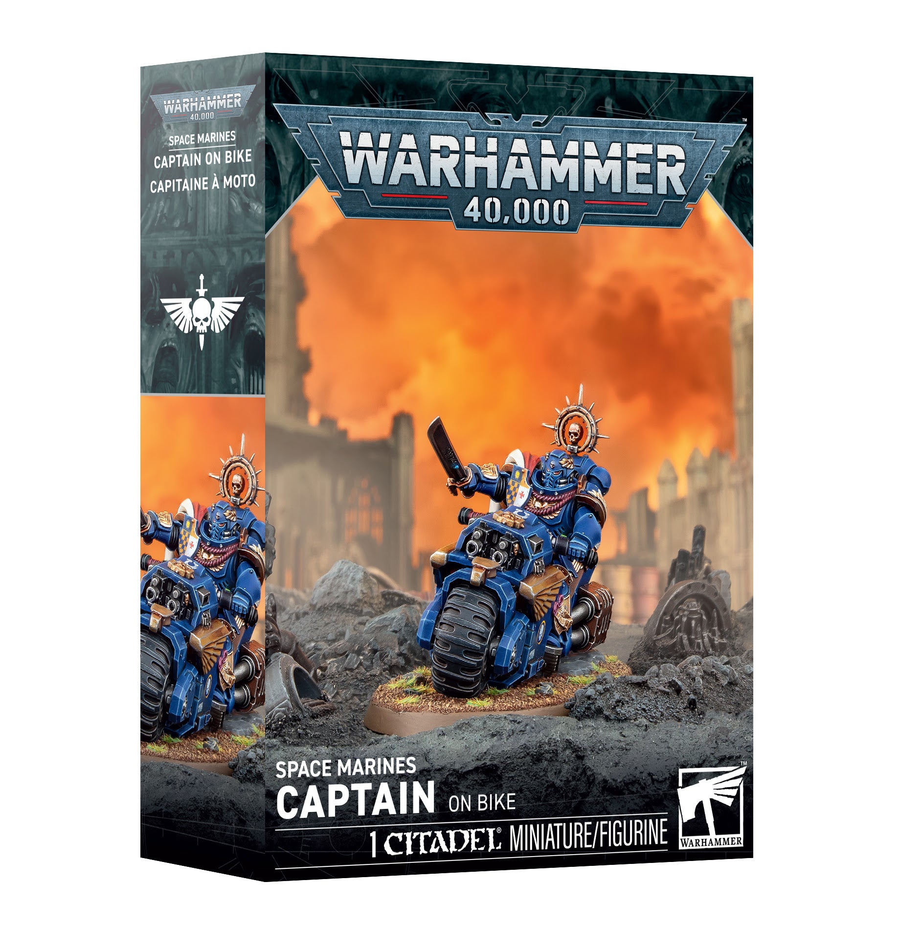 Space Marines Captain on bike (pre order 10/03/2026) | Multizone: Comics And Games