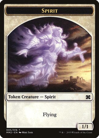 Spirit Token [Modern Masters 2015 Tokens] MTG Single Magic: The Gathering  | Multizone: Comics And Games