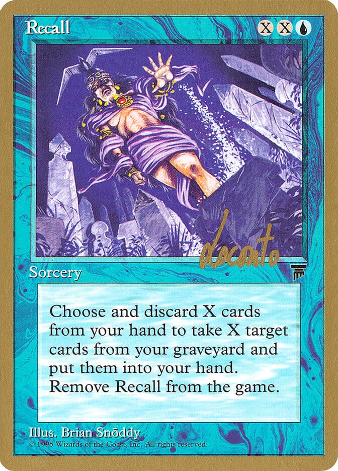 Recall (Michael Loconto) [Pro Tour Collector Set] MTG Single Magic: The Gathering  | Multizone: Comics And Games