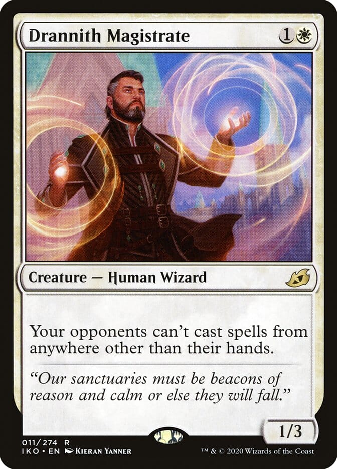 Drannith Magistrate [Ikoria: Lair of Behemoths] MTG Single Magic: The Gathering  | Multizone: Comics And Games