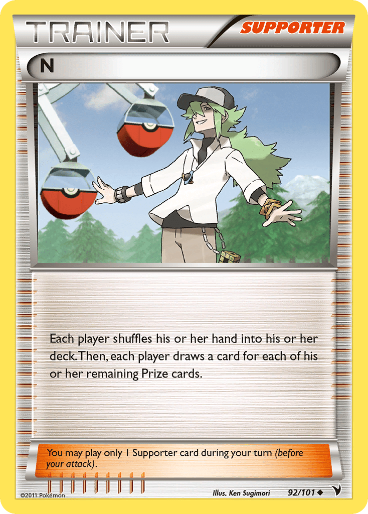 N (92/101) [Black & White: Noble Victories] Pokemon Single Pokémon  | Multizone: Comics And Games