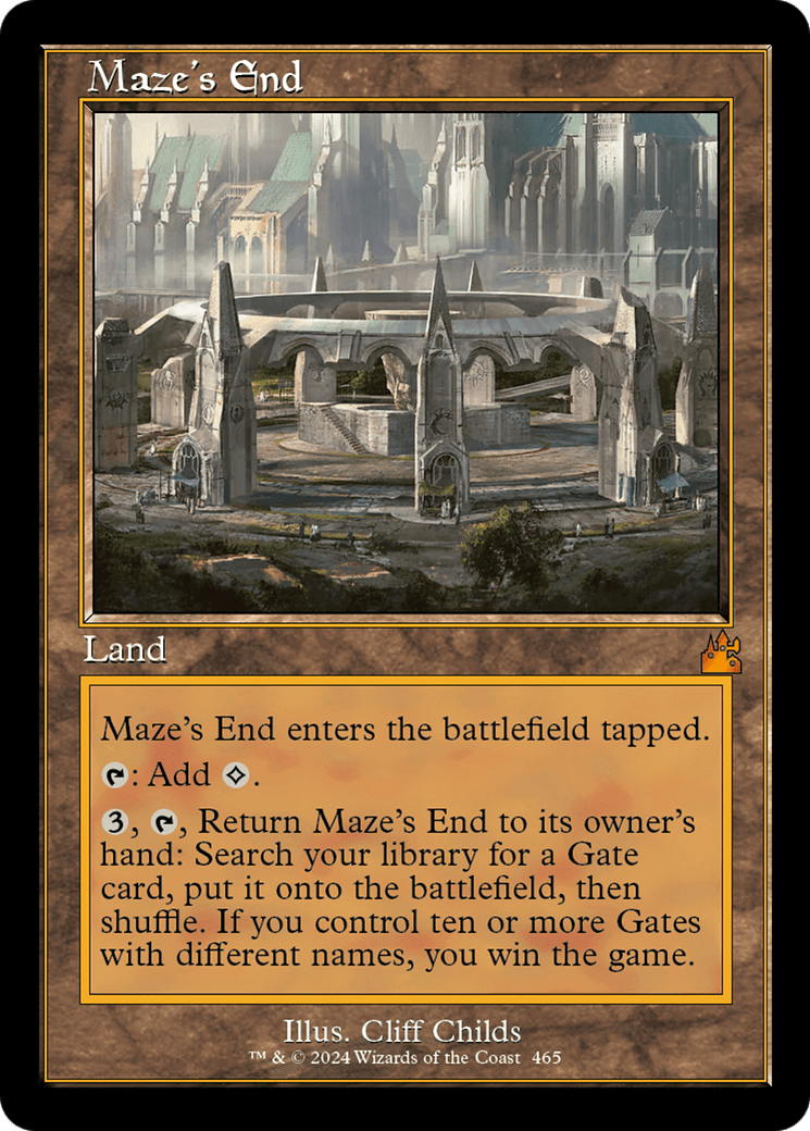 Maze's End (Retro Frame) [Ravnica Remastered] MTG Single Magic: The Gathering  | Multizone: Comics And Games
