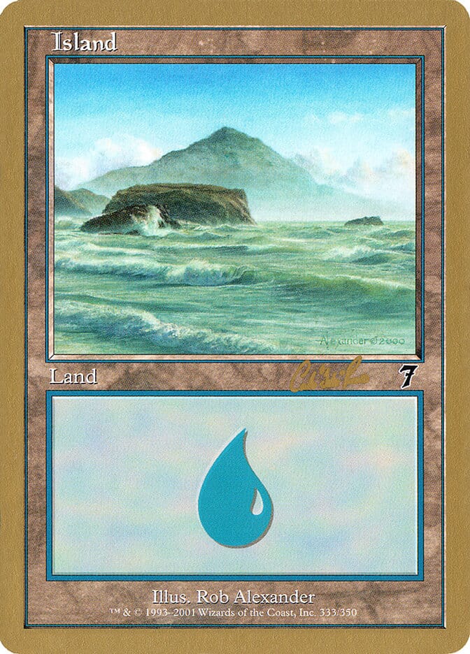 Island (cr333) (Carlos Romao) [World Championship Decks 2002] MTG Single Magic: The Gathering  | Multizone: Comics And Games