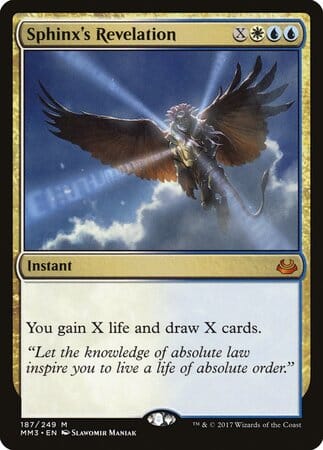 Sphinx's Revelation [Modern Masters 2017] MTG Single Magic: The Gathering  | Multizone: Comics And Games