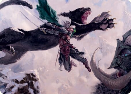 Drizzt Do'Urden Art Card [Dungeons & Dragons: Adventures in the Forgotten Realms Art Series] MTG Single Magic: The Gathering  | Multizone: Comics And Games
