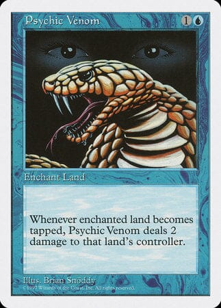 Psychic Venom [Fifth Edition] MTG Single Magic: The Gathering  | Multizone: Comics And Games