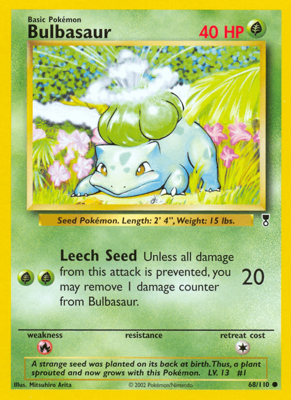 Bulbasaur (68/110) [Legendary Collection] Pokemon Single Pokémon  | Multizone: Comics And Games