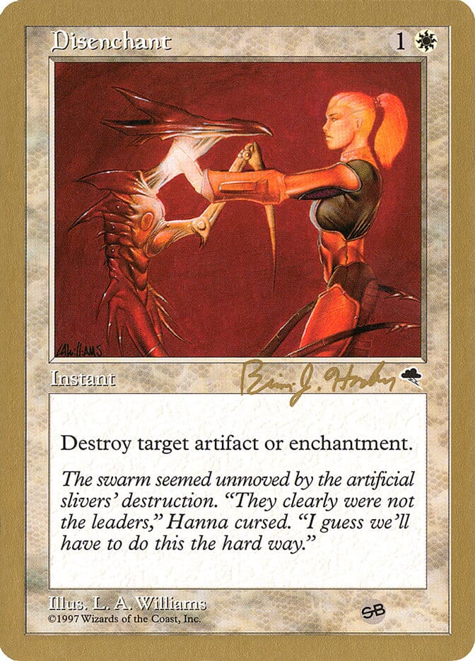 Disenchant (Brian Hacker) (SB) [World Championship Decks 1998] MTG Single Magic: The Gathering  | Multizone: Comics And Games