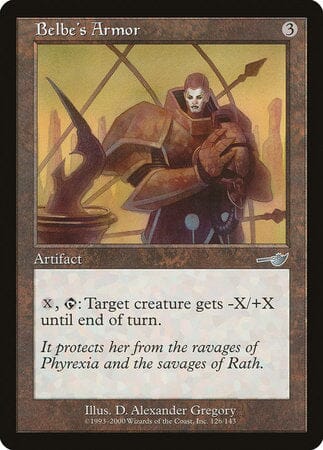 Belbe's Armor [Nemesis] MTG Single Magic: The Gathering  | Multizone: Comics And Games