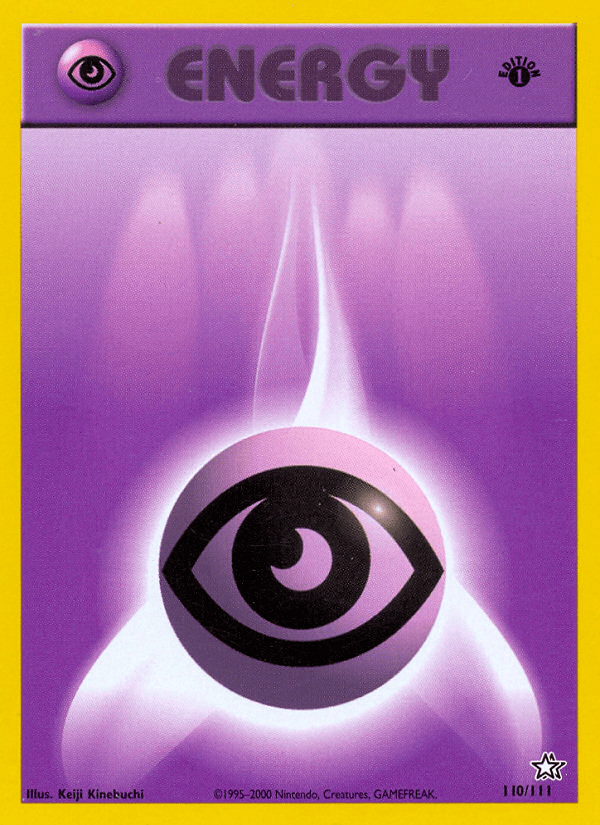 Psychic Energy (110/111) [Neo Genesis 1st Edition] Pokemon Single Pokémon  | Multizone: Comics And Games