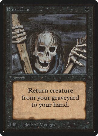 Raise Dead [Limited Edition Beta] MTG Single Magic: The Gathering  | Multizone: Comics And Games