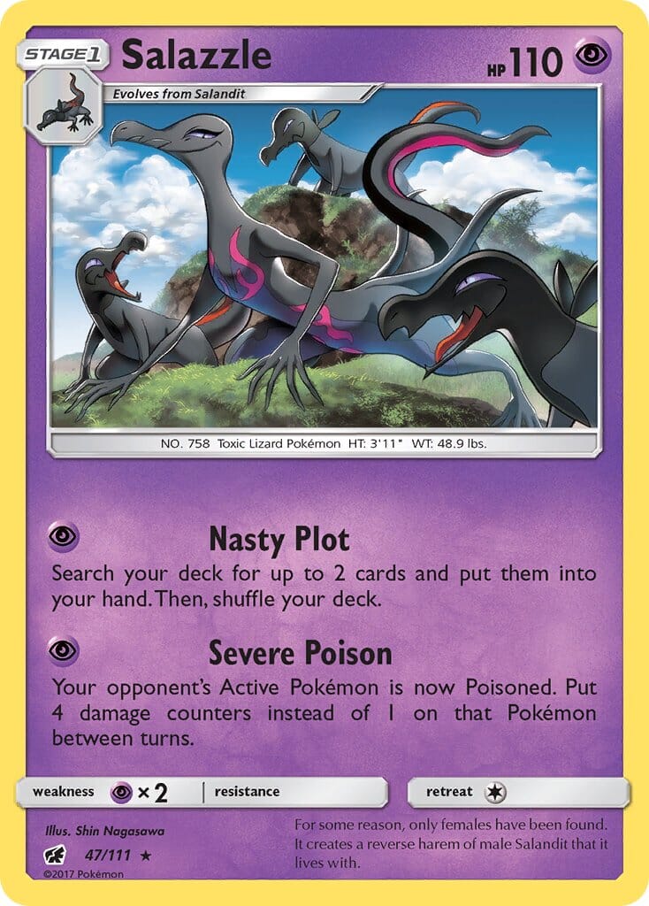 Salazzle (47/111) (Theme Deck Exclusive) [Sun & Moon: Crimson Invasion] Pokemon Single Pokémon  | Multizone: Comics And Games