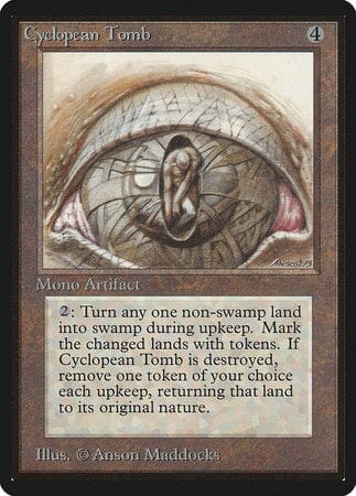 Cyclopean Tomb [Limited Edition Beta] MTG Single Magic: The Gathering  | Multizone: Comics And Games