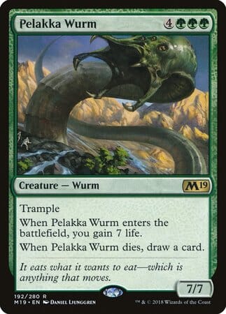 Pelakka Wurm [Core Set 2019] MTG Single Magic: The Gathering  | Multizone: Comics And Games