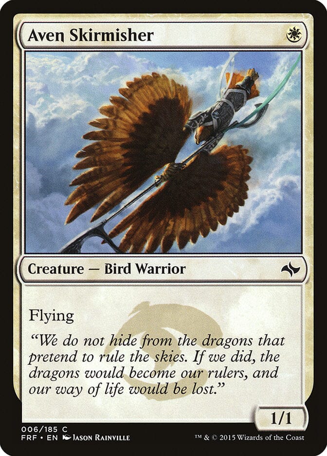 Aven Skirmisher [Fate Reforged] MTG Single Magic: The Gathering  | Multizone: Comics And Games