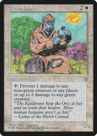 Elvish Healer [Ice Age] MTG Single Magic: The Gathering  | Multizone: Comics And Games