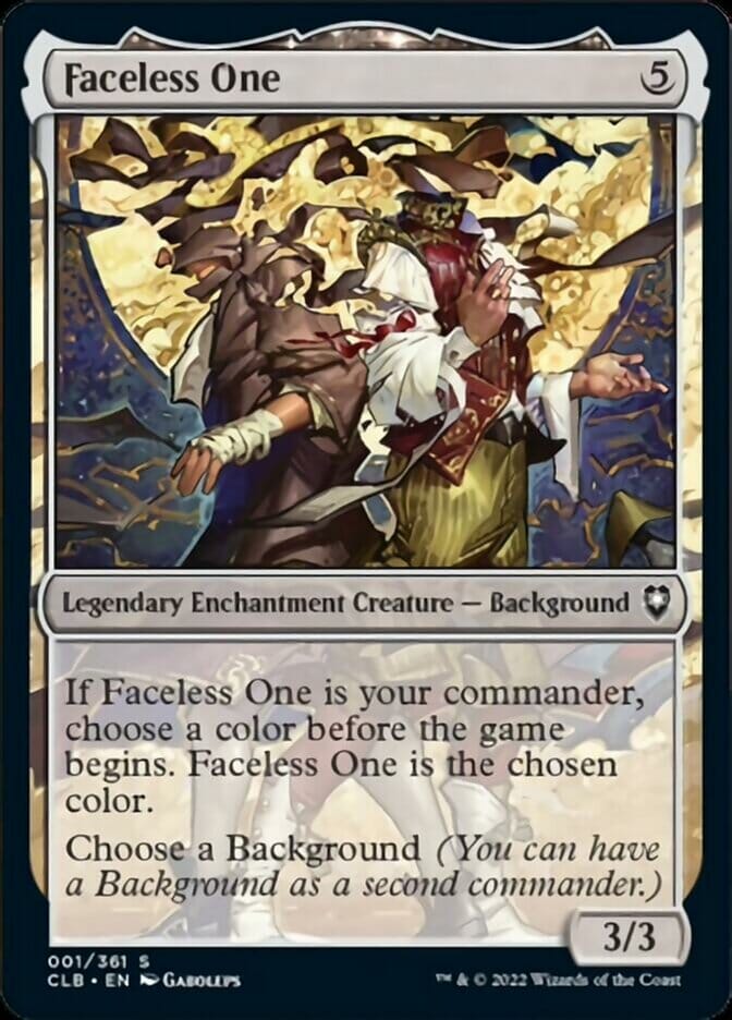 Faceless One [Commander Legends: Battle for Baldur's Gate] MTG Single Magic: The Gathering  | Multizone: Comics And Games