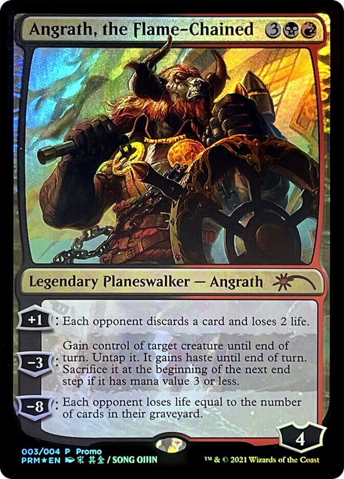 Angrath, the Flame-Chained [Year of the Ox 2021] MTG Single Magic: The Gathering  | Multizone: Comics And Games