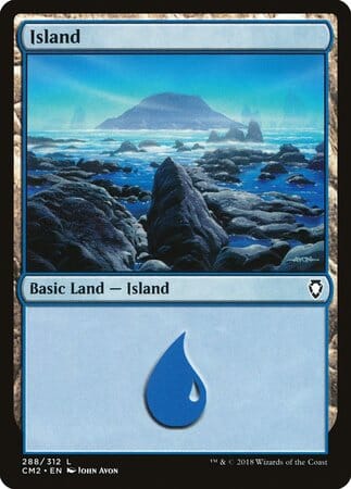 Island (288) [Commander Anthology Volume II] MTG Single Magic: The Gathering  | Multizone: Comics And Games