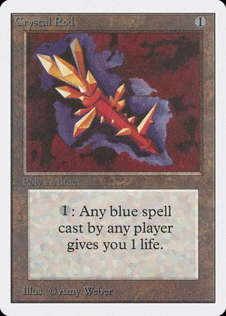 Crystal Rod [Unlimited Edition] MTG Single Magic: The Gathering  | Multizone: Comics And Games