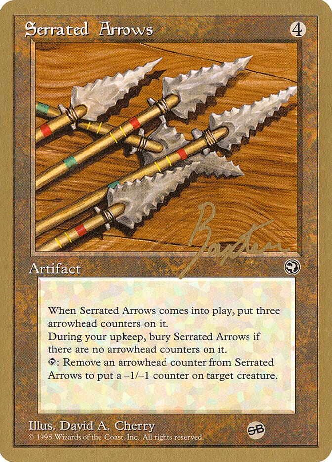 Serrated Arrows (George Baxter) (SB) [Pro Tour Collector Set] MTG Single Magic: The Gathering  | Multizone: Comics And Games