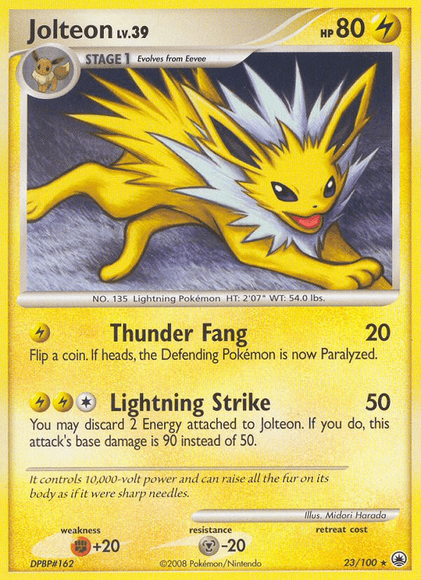 Jolteon (23/100) [Diamond & Pearl: Majestic Dawn] Pokemon Single Pokémon  | Multizone: Comics And Games