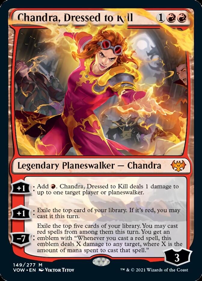 Chandra, Dressed to Kill [Innistrad: Crimson Vow] MTG Single Magic: The Gathering  | Multizone: Comics And Games