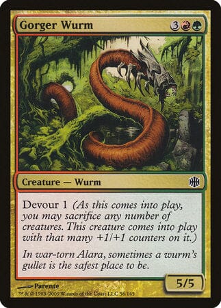 Gorger Wurm [Alara Reborn] MTG Single Magic: The Gathering  | Multizone: Comics And Games