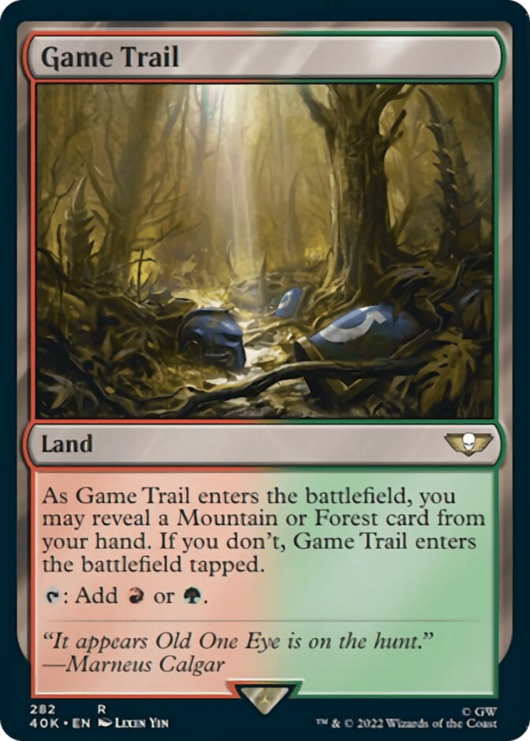 Game Trail [Universes Beyond: Warhammer 40,000] MTG Single Magic: The Gathering  | Multizone: Comics And Games
