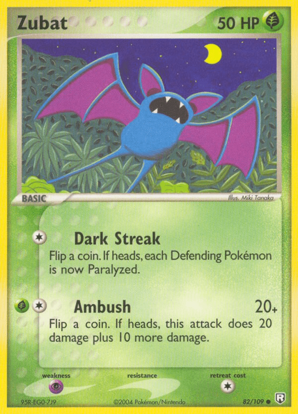 Zubat (82/109) [EX: Team Rocket Returns] Pokemon Single Pokémon  | Multizone: Comics And Games