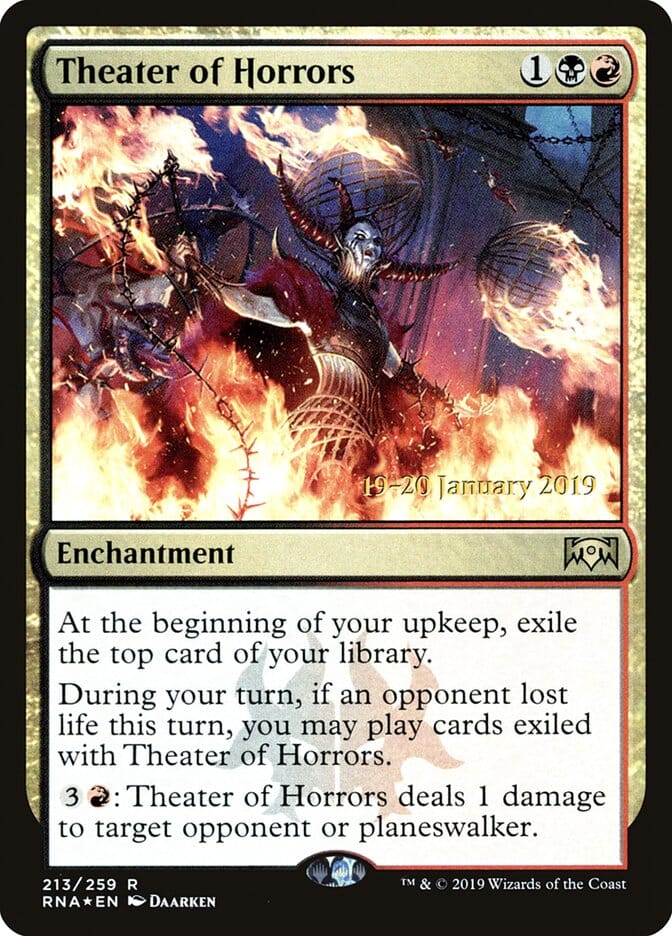 Theater of Horrors [Ravnica Allegiance Prerelease Promos] MTG Single Magic: The Gathering  | Multizone: Comics And Games