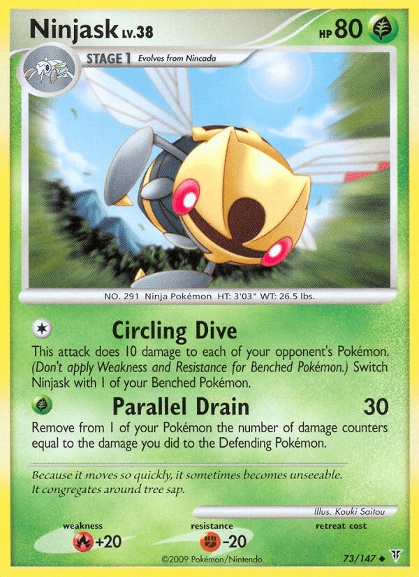 Ninjask (73/147) [Platinum: Supreme Victors] Pokemon Single Pokémon  | Multizone: Comics And Games