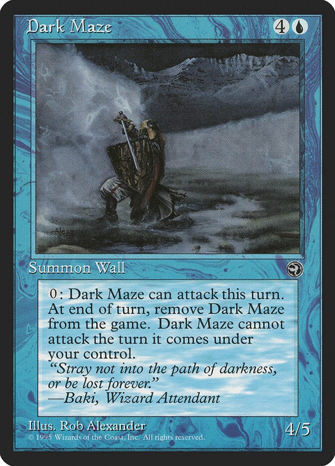Dark Maze (Baki Flavor Text) [Homelands] MTG Single Magic: The Gathering  | Multizone: Comics And Games