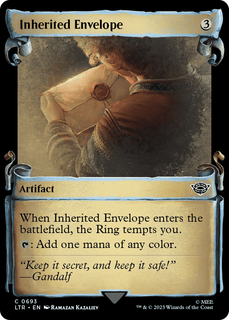 Inherited Envelope [The Lord of the Rings: Tales of Middle-Earth Showcase Scrolls] MTG Single Magic: The Gathering  | Multizone: Comics And Games