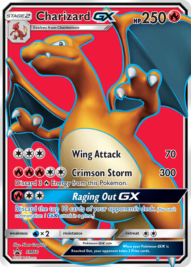 Charizard GX (SM60) [Sun & Moon: Black Star Promos] Pokemon Single Pokémon  | Multizone: Comics And Games