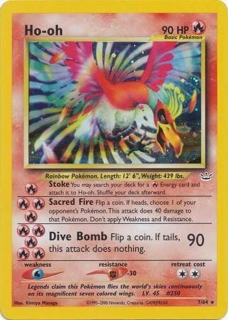 Ho-oh (7/64) [Neo Revelation Unlimited] Pokemon Single Pokémon  | Multizone: Comics And Games