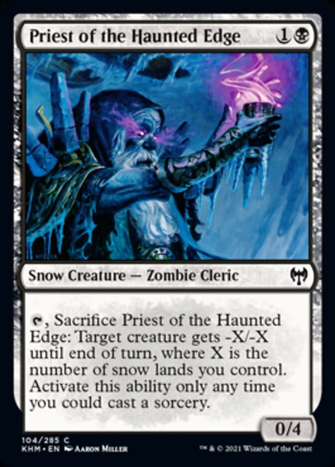 Priest of the Haunted Edge [Kaldheim] MTG Single Magic: The Gathering  | Multizone: Comics And Games