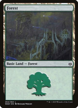 Forest (264) [War of the Spark] MTG Single Magic: The Gathering  | Multizone: Comics And Games
