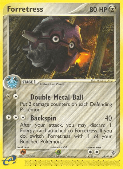 Forretress (28/97) [EX: Dragon] Pokemon Single Pokémon  | Multizone: Comics And Games