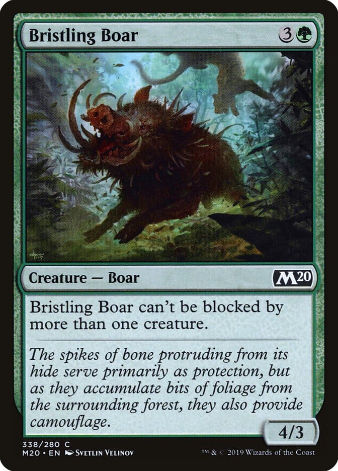 Bristling Boar [Core Set 2020] MTG Single Magic: The Gathering  | Multizone: Comics And Games
