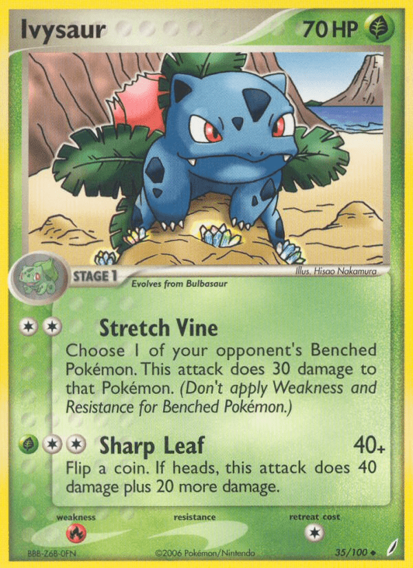Ivysaur (35/100) [EX: Crystal Guardians] Pokemon Single Pokémon  | Multizone: Comics And Games