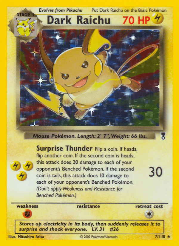 Dark Raichu (7/110) [Legendary Collection] Pokemon Single Pokémon  | Multizone: Comics And Games