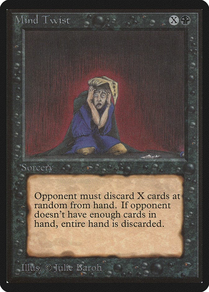 Mind Twist [Limited Edition Beta] MTG Single Magic: The Gathering  | Multizone: Comics And Games