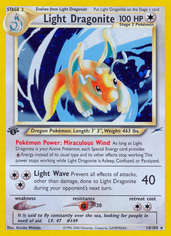 Light Dragonite (14/105) [Neo Destiny 1st Edition] Pokemon Single Pokémon  | Multizone: Comics And Games