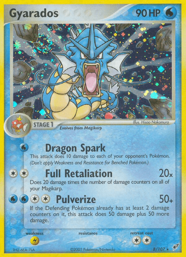 Gyarados (8/107) [EX: Deoxys] Pokemon Single Pokémon  | Multizone: Comics And Games